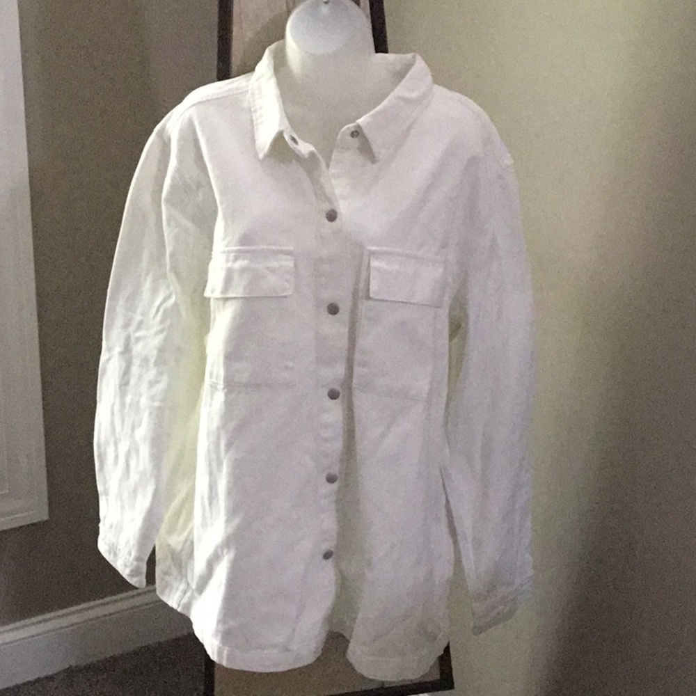White Denim Jacket